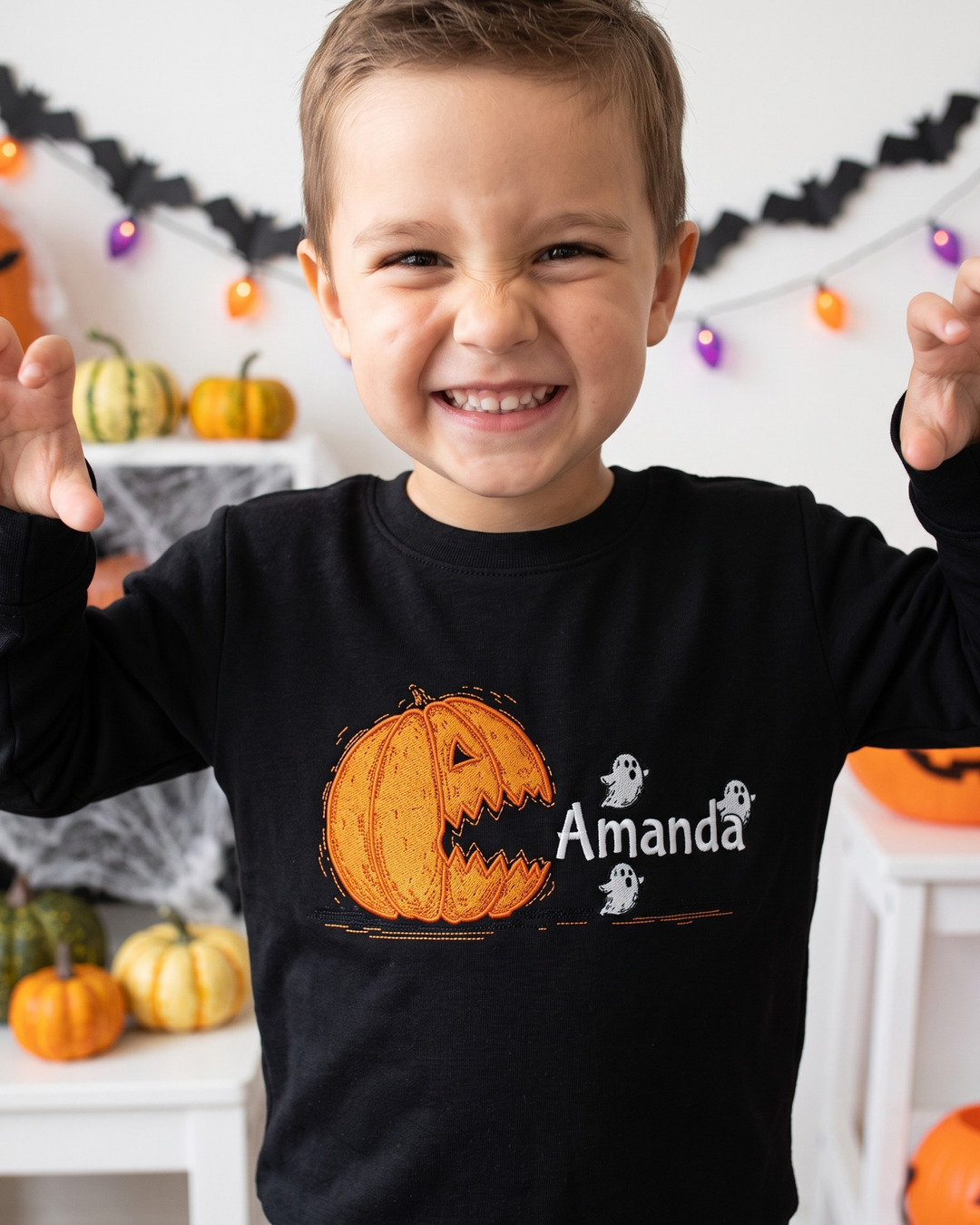 Sweatshirt mit Rundhalsausschnitt aus Bambusfaser