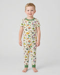 Zweiteiliges, kurzärmliges Pyjama-Set mit Marienkäfern