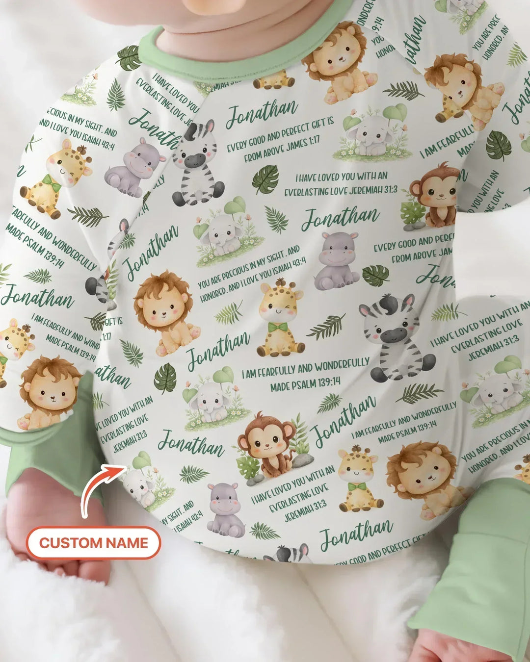 Gerippte Babykleidung mit individuellem Foto - Weich &amp; Skizzenhaft