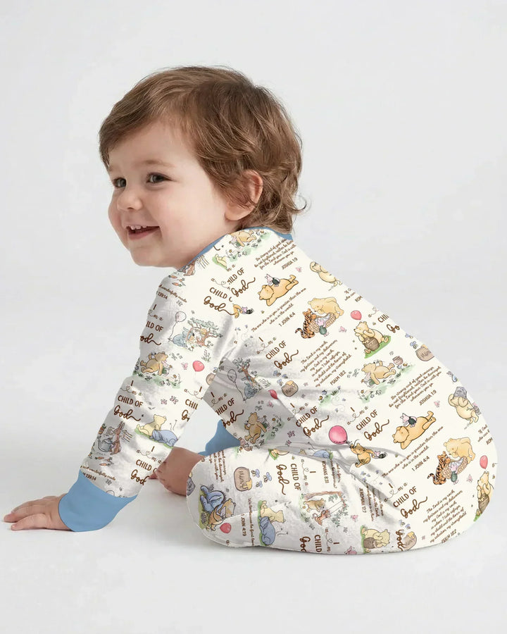 Gerippte Babykleidung mit individuellem Foto - Weich &amp; Skizzenhaft
