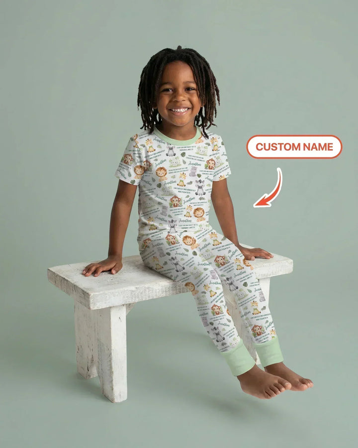 Zweiteiliges, kurzärmliges Pyjama-Set mit Marienkäfern