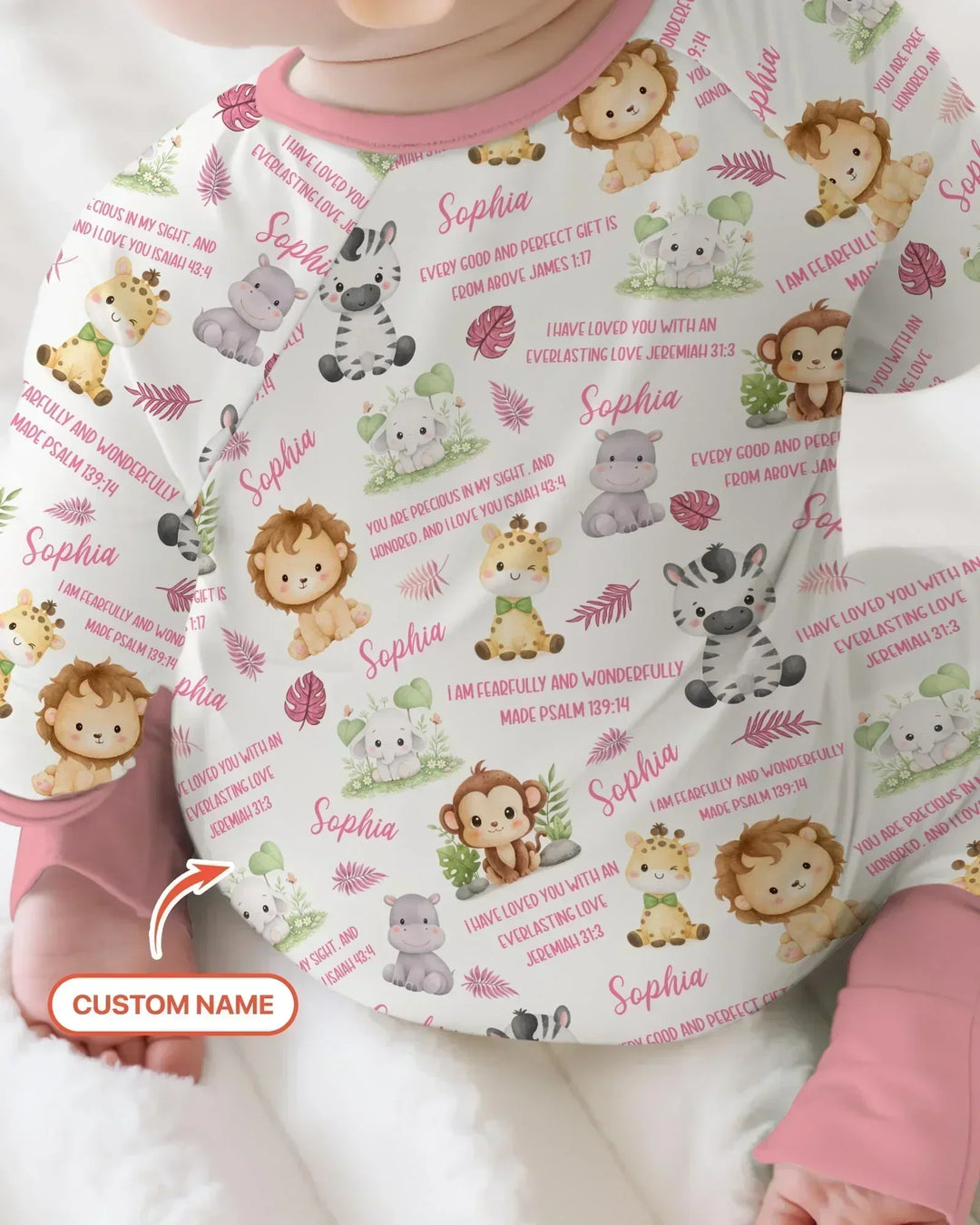 Gerippte Babykleidung mit individuellem Foto - Weich &amp; Skizzenhaft