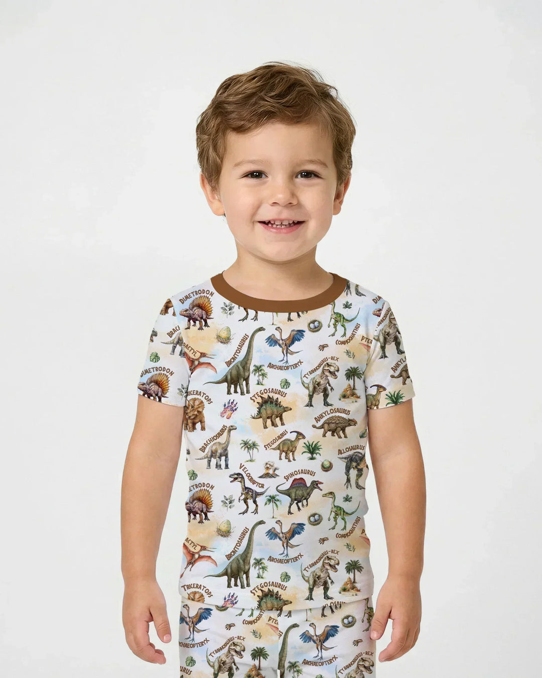 Zweiteiliges, kurzärmliges Pyjama-Set mit Marienkäfern