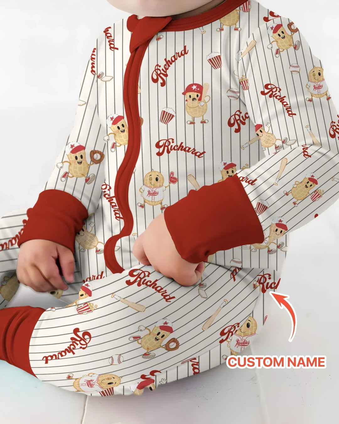 Custom Nam Retro Ballgame Bamboo Convertible Zippy