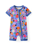 Lady Bugs Bamboo Shorty Zippered Romper