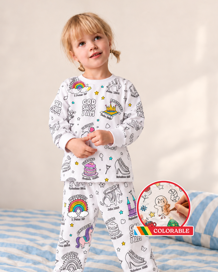 Zweiteiliges Pyjama-Set „School Days“