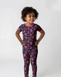 Zweiteiliges, kurzärmliges Pyjama-Set mit Marienkäfern