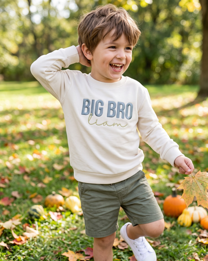 Sweatshirt mit Rundhalsausschnitt aus Bambusfaser