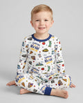Someone in New York Loves Me Bamboo Two Piece Long Sleeve Pajama Set (P)