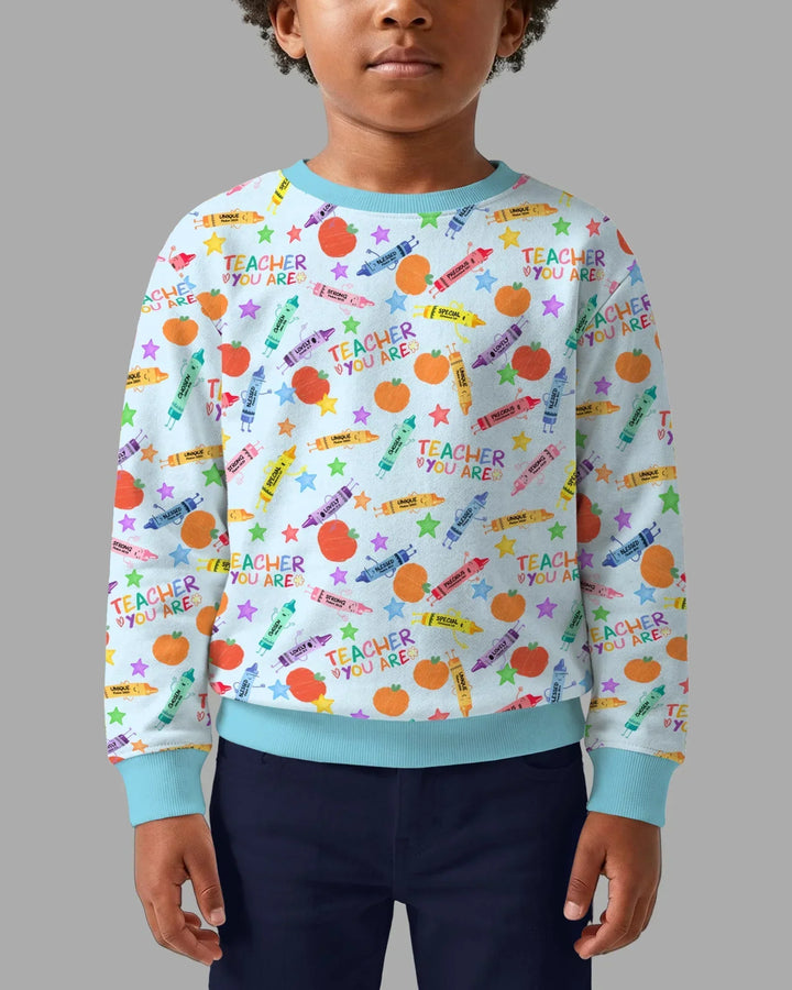 Sweatshirt mit Rundhalsausschnitt aus Bambusfaser