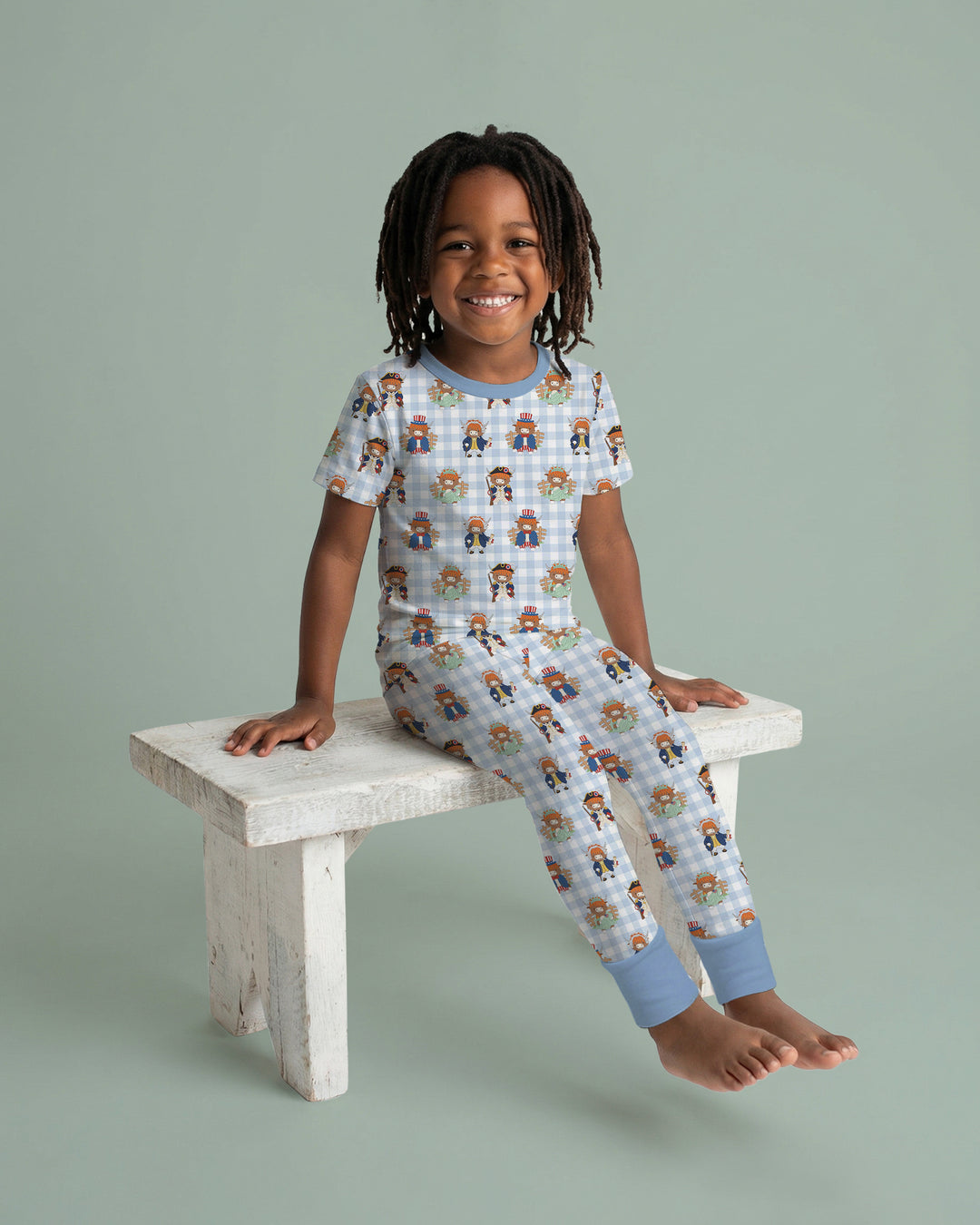Zweiteiliges, kurzärmliges Pyjama-Set mit Marienkäfern