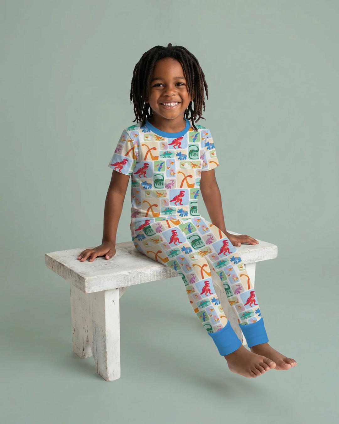 Zweiteiliges, kurzärmliges Pyjama-Set mit Marienkäfern