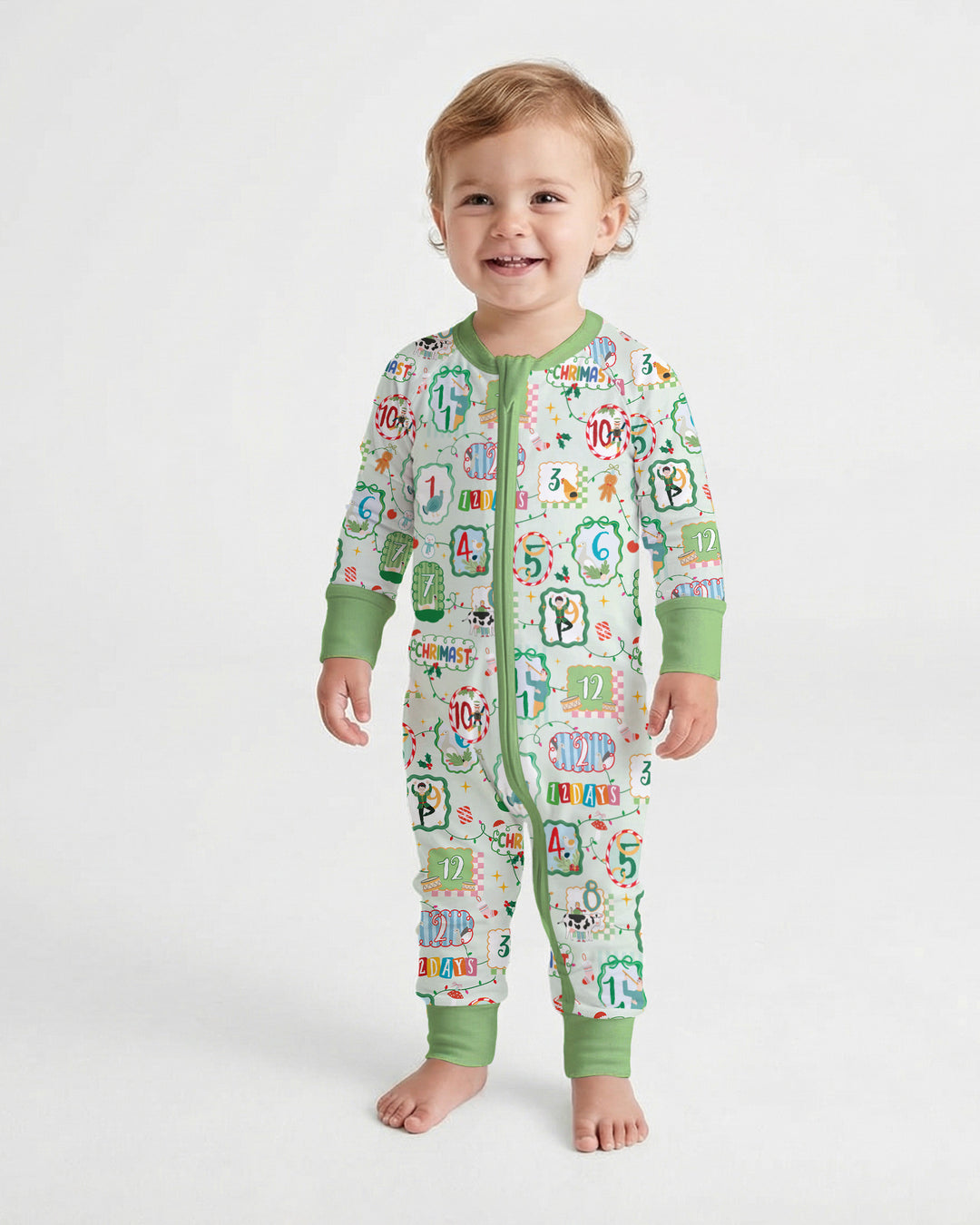 12 Christmas Prayers Bamboo Convertible Zippy