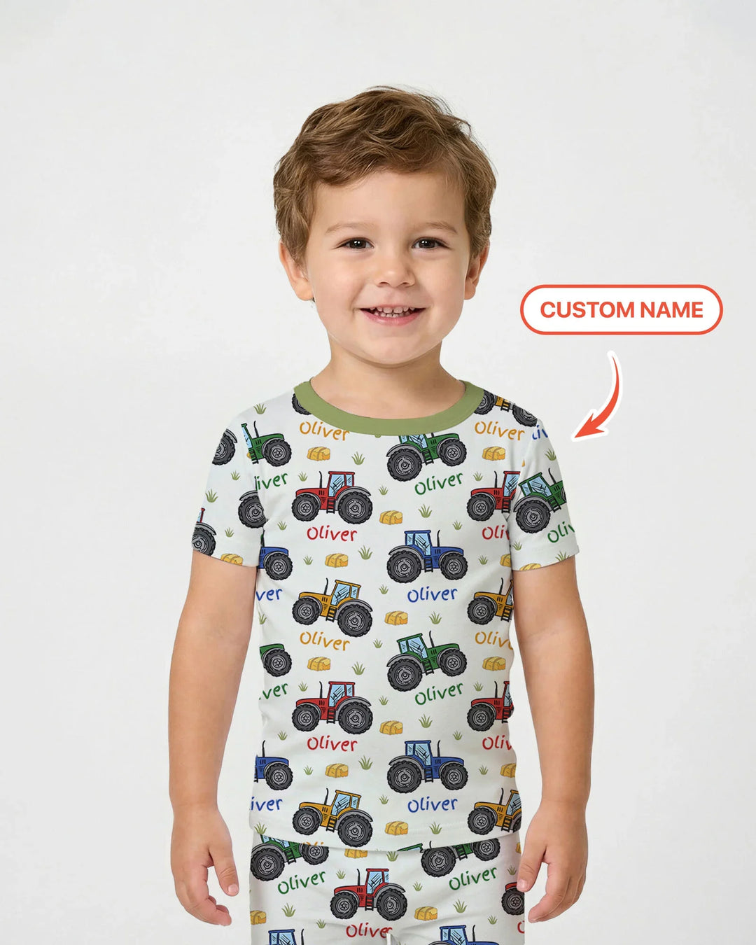 Zweiteiliges, kurzärmliges Pyjama-Set mit Marienkäfern