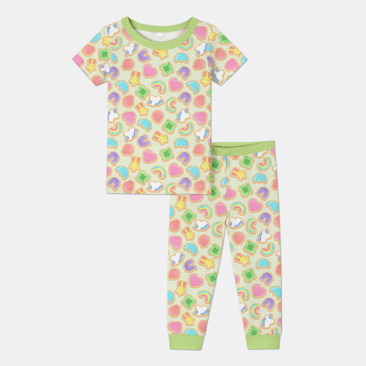 Zweiteiliges, kurzärmliges Pyjama-Set mit Marienkäfern