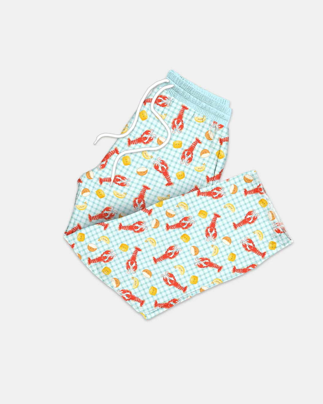 Preppy Crawfish Season Bamboo Men's Pajama Set
