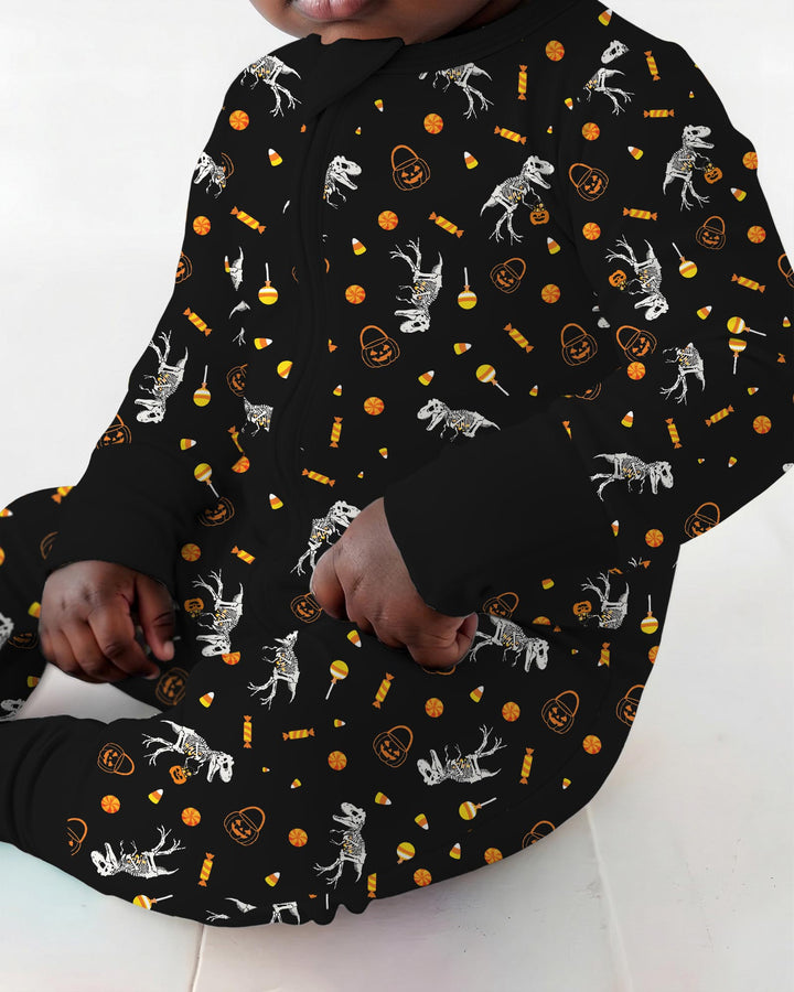 My First Halloween Dinosaur  Bamboo Convertible Zippy
