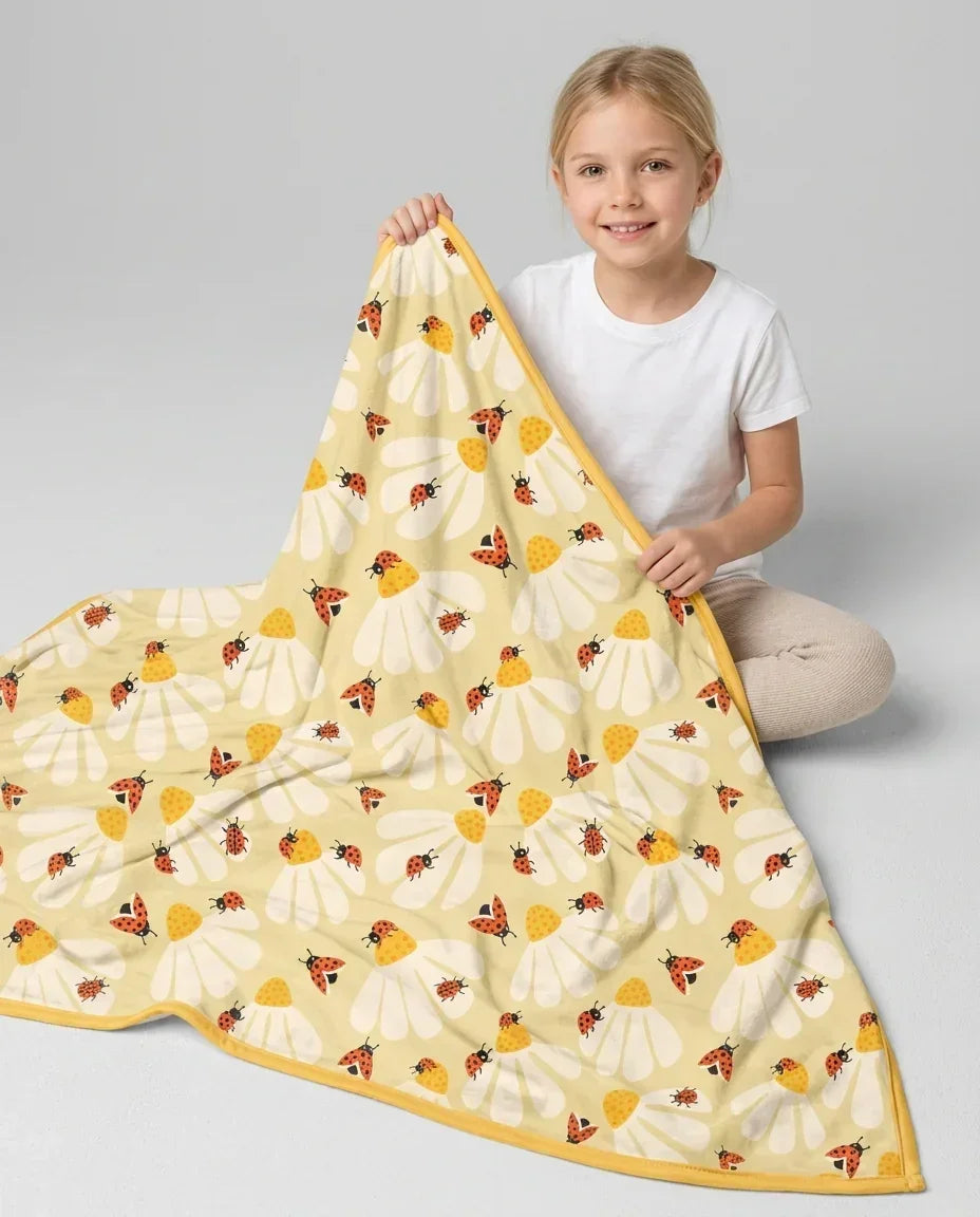 Lucky Little Bug Bamboo Blanket