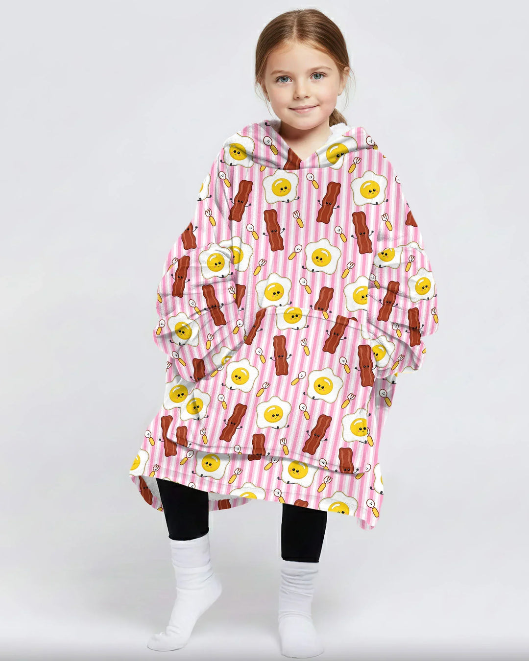 Breakfast Club Wearable Bamboo Blanket Hoodie