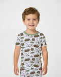 Zweiteiliges, kurzärmliges Pyjama-Set mit Marienkäfern