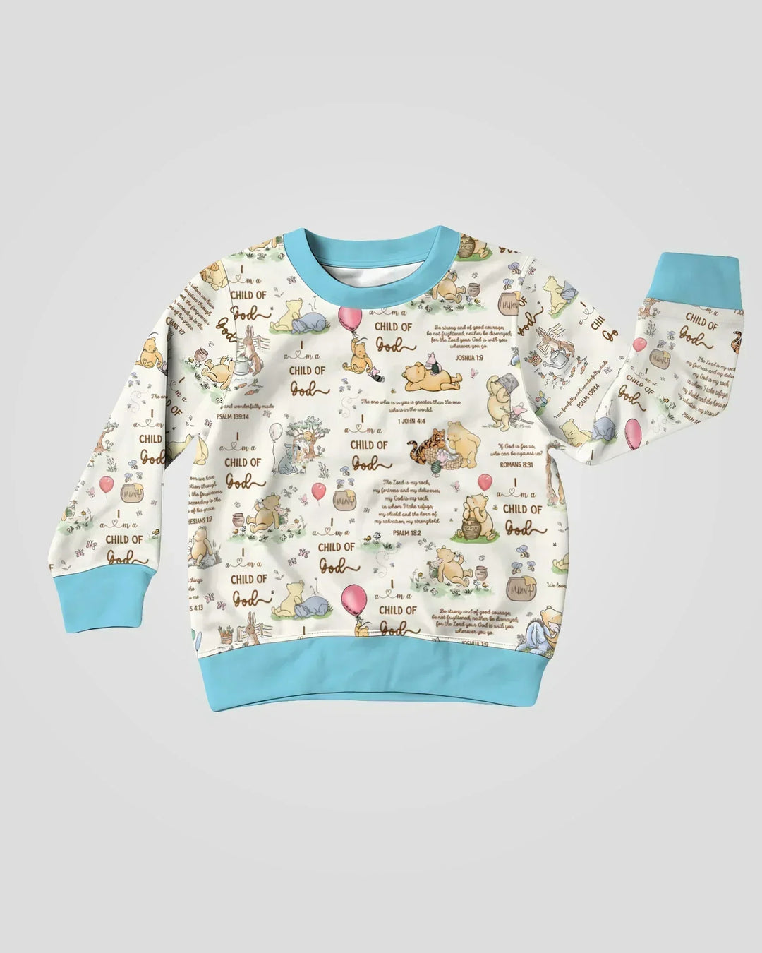 Kind Gottes Launischer Wald Bambus Rundhals-Sweatshirt