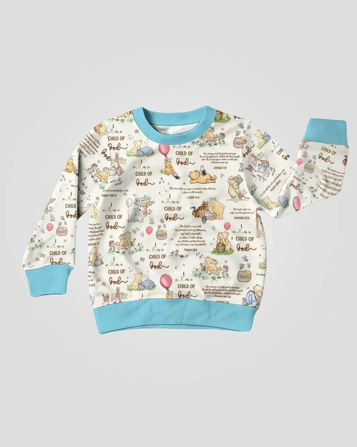 Kind Gottes Launischer Wald Bambus Rundhals-Sweatshirt