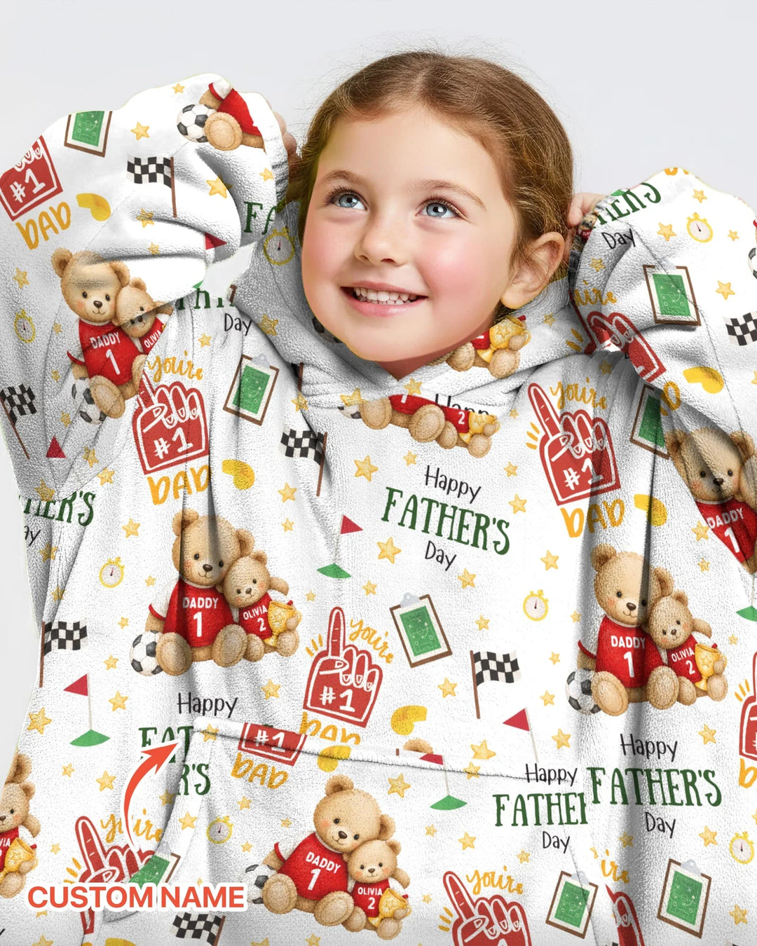 Benutzerdefinierter Bambus-Deckenhoodie (Vorlage)
