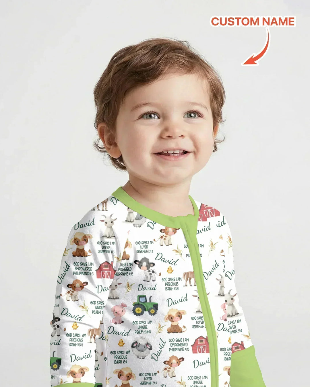 Gerippte Babykleidung mit individuellem Foto - Weich &amp; Skizzenhaft