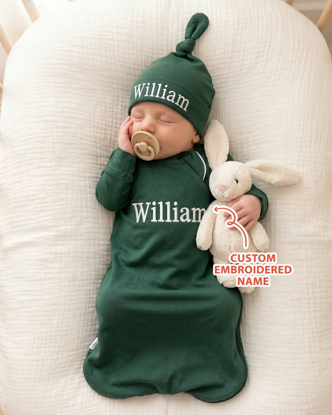 Personalized Embroidered Bamboo Hat