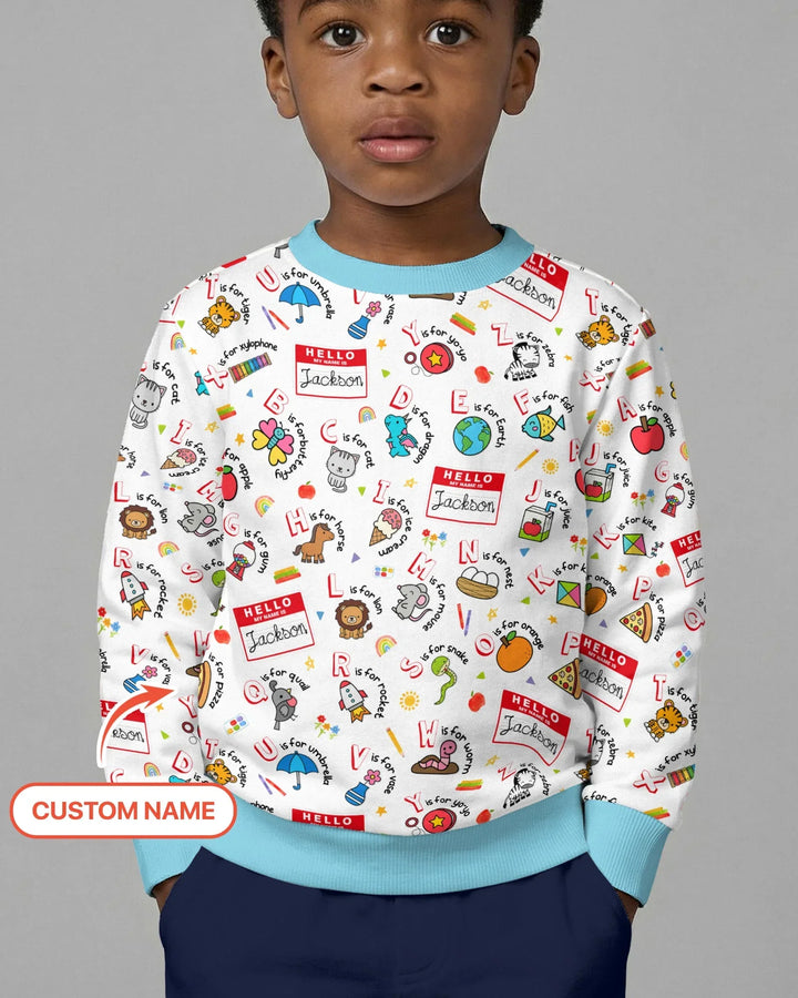 Custom Template Bambus-Rundhals-Sweatshirt
