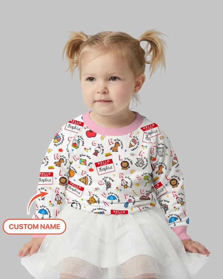Custom Template Bambus-Rundhals-Sweatshirt
