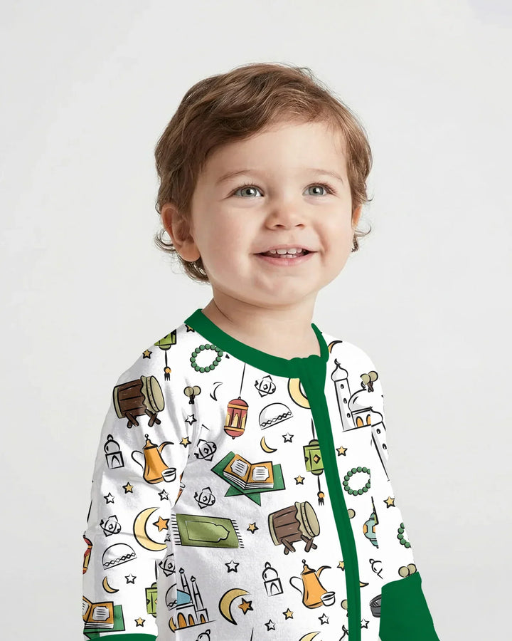 Ramadan Blessings Family Matching Bamboo Convertible Zippy