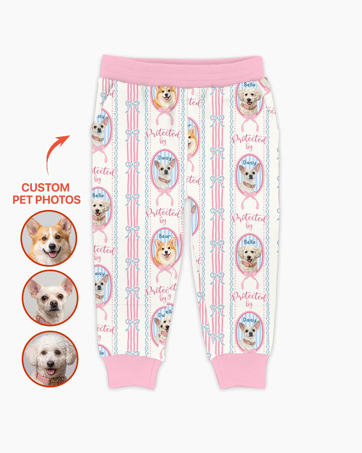 Custom Coquette Pet Photo Little Protector Bamboo Jogger