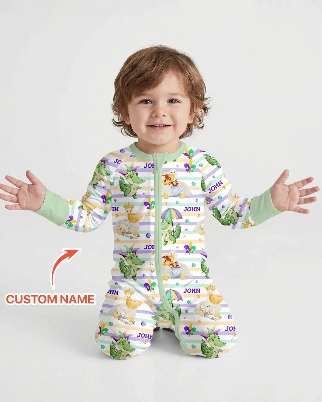 Gerippte Babykleidung mit individuellem Foto - Weich &amp; Skizzenhaft