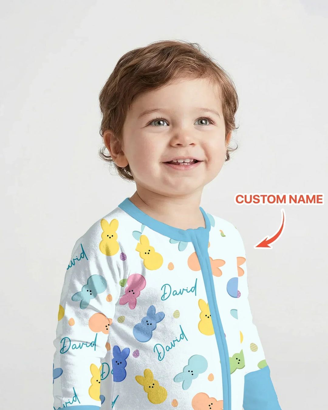 Gerippte Babykleidung mit individuellem Foto - Weich &amp; Skizzenhaft