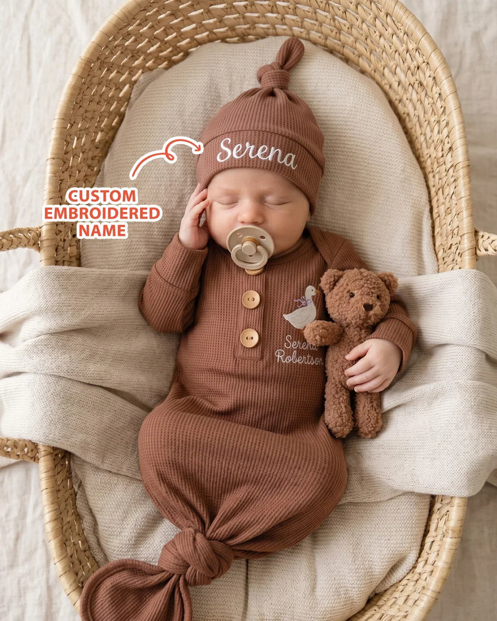 Gerippte Babykleidung mit individuellem Foto - Weich &amp; Skizzenhaft