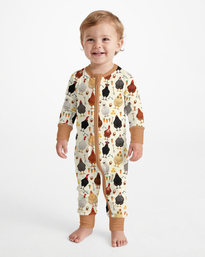 Little Chicken Farmer Bamboo Convertible Zippy
