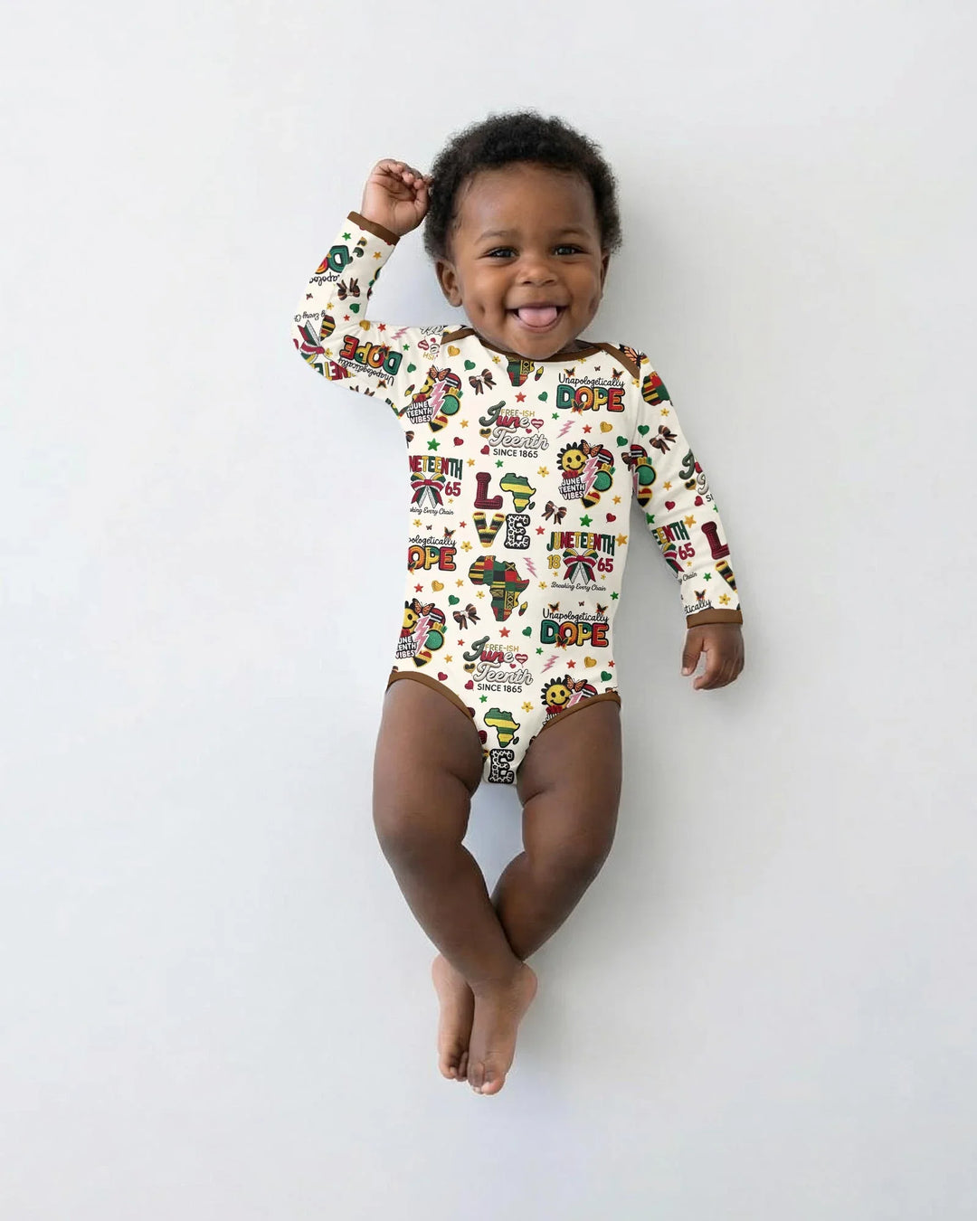 Gerippte Babykleidung mit individuellem Foto - Weich &amp; Skizzenhaft