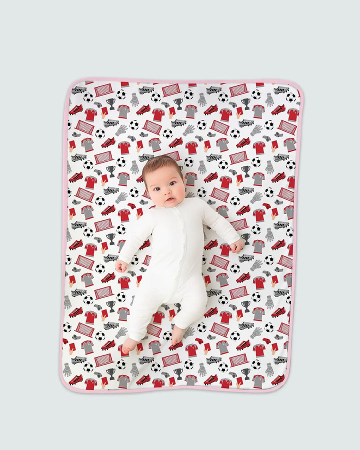 Soccer Gear Bamboo Blanket