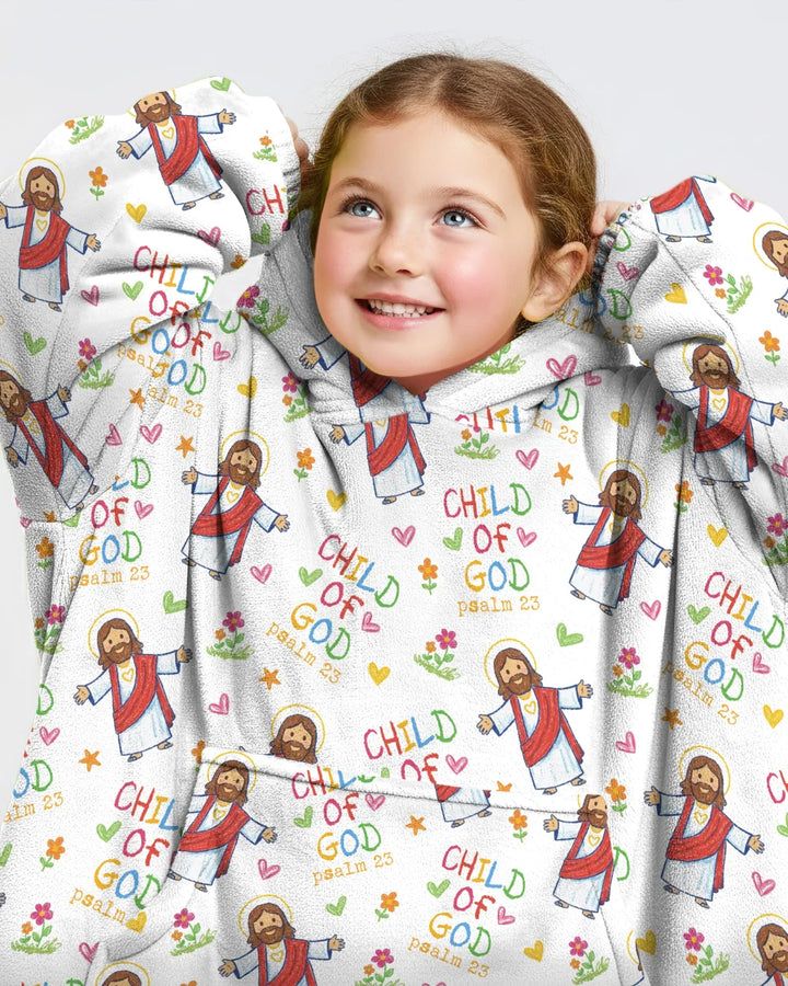 Jesus liebt mich Bambus-Decken-Hoodie