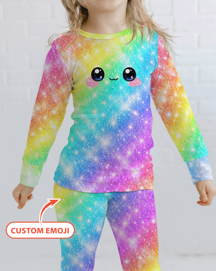 Cute Dumplings Emoji Gift For Squishy Hunter Bamboo Two Piece Long Sleeve Pajama Set