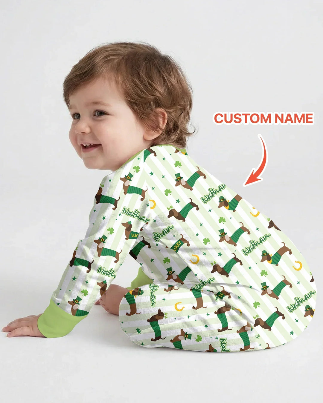 Gerippte Babykleidung mit individuellem Foto - Weich &amp; Skizzenhaft