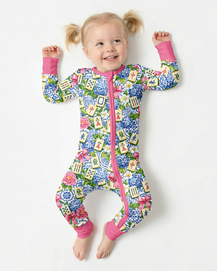 Mahjong in Bloom Bamboo Convertible Zippy