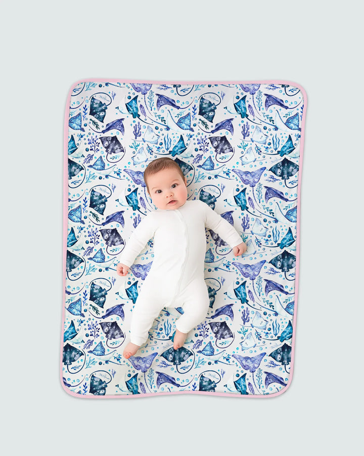 Ocean Dreams Drift Bamboo Blanket