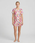 Pumpkin & Bloom Bamboo Women Short Sleeve Short Pajama Set