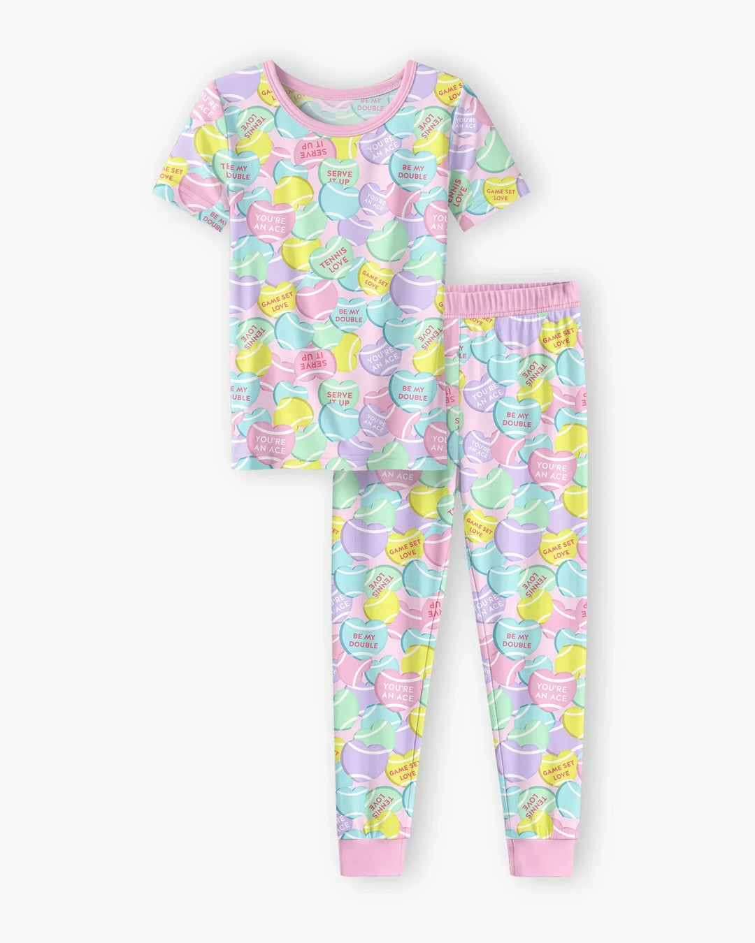 Zweiteiliges, kurzärmliges Pyjama-Set mit Marienkäfern