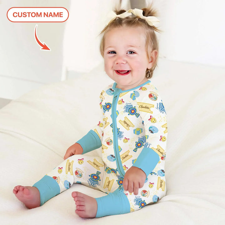 Gerippte Babykleidung mit individuellem Foto - Weich &amp; Skizzenhaft