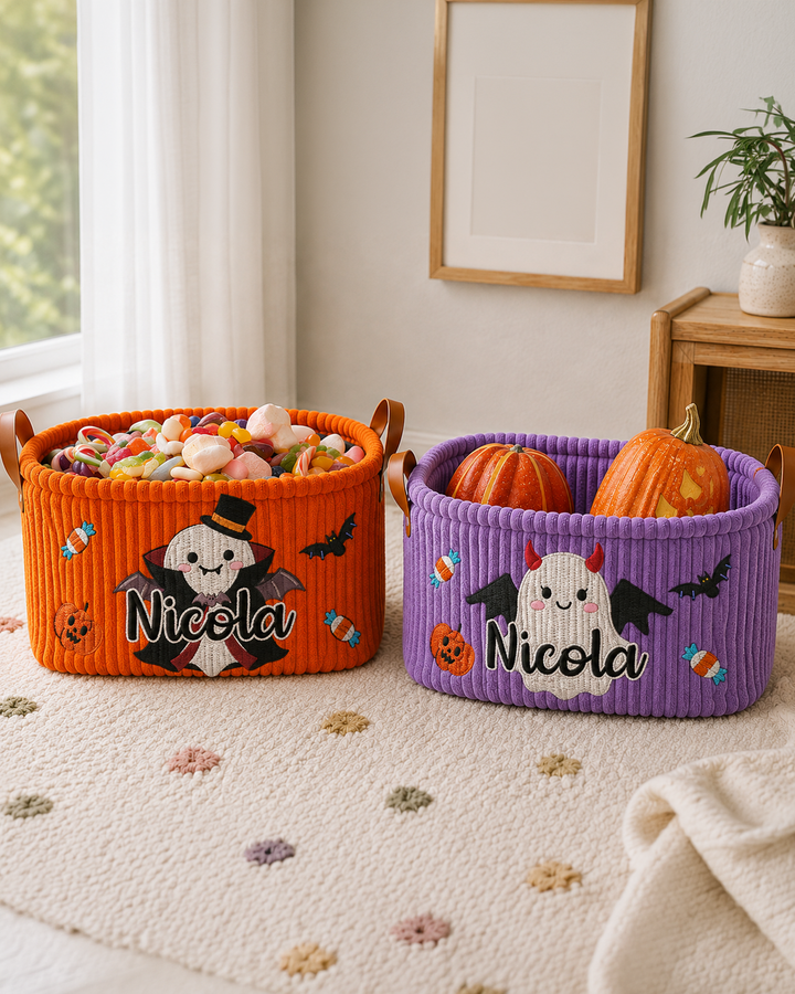 Trick or Treat Shower Basket