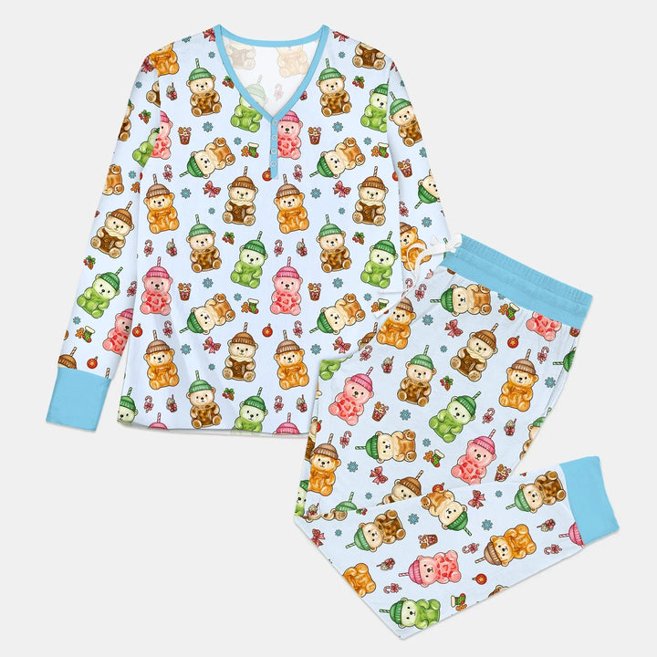 Vorlage für individuelles Damen-Pyjama-Set