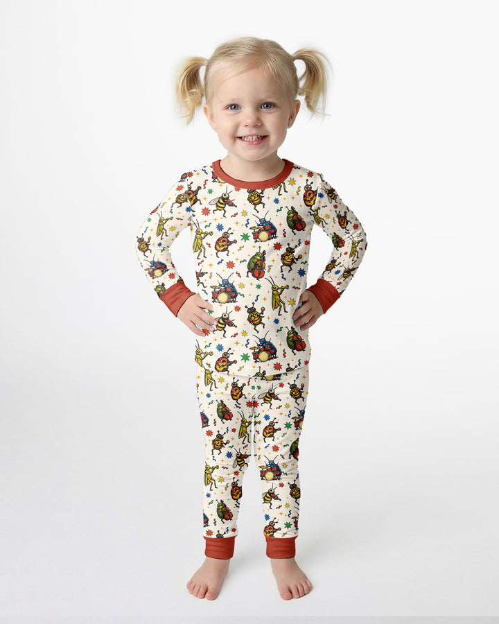 Bug Orchestra Bamboo Two Piece Long Sleeve Pajama Set